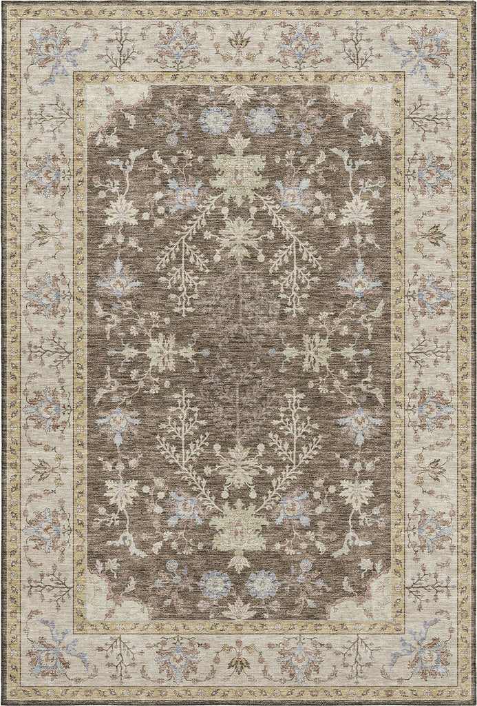 dalyn hatay hy9 brown rug