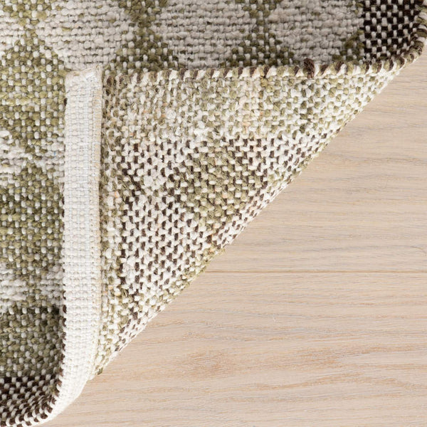 dash albert poppy da2746 sage green woven flatwoven polyester rug