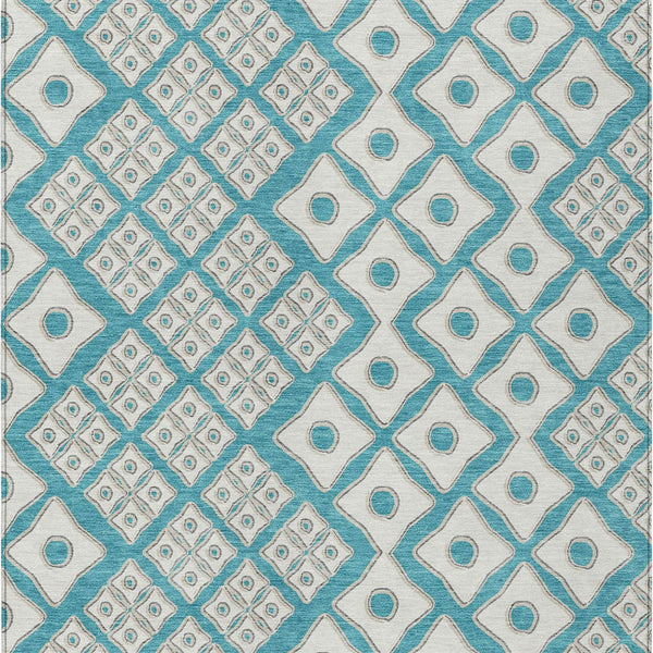 addison chantille acn866 teal rug