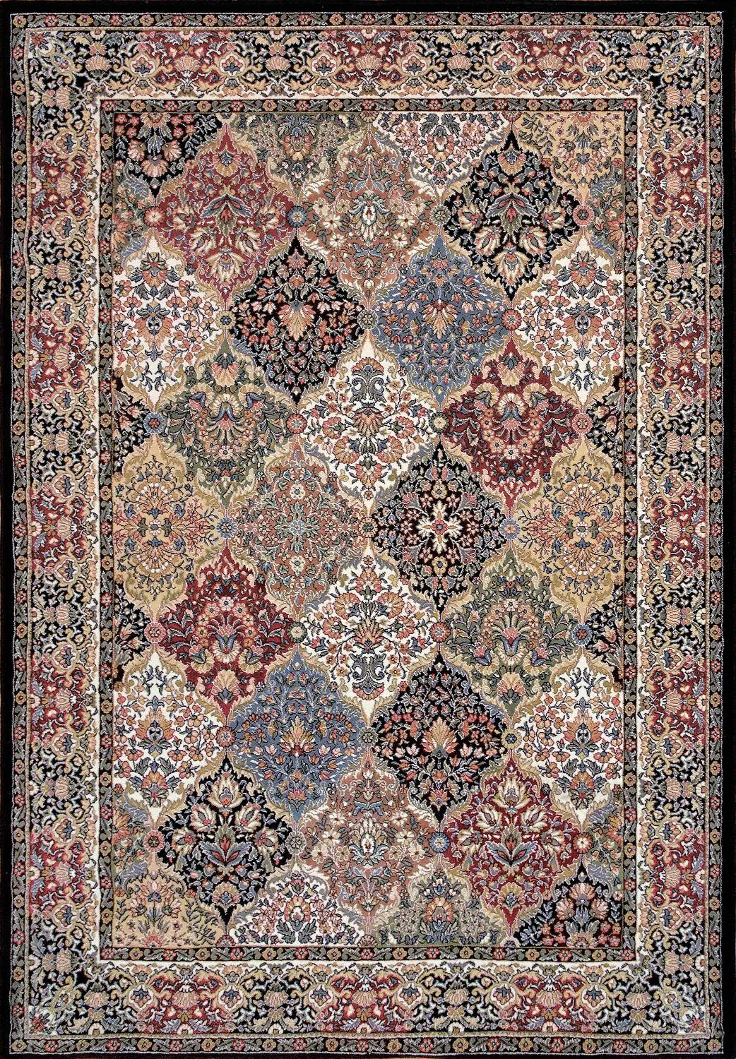 dynamic rugs ancient garden 57008 3233 multi rug
