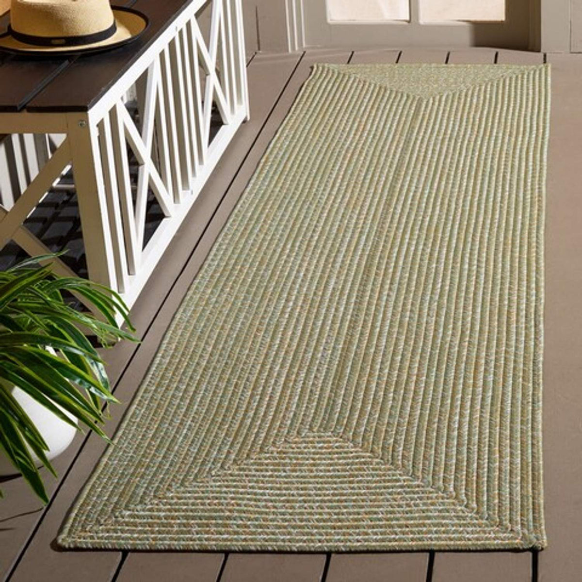 safavieh clearance braided bra260w light green rug