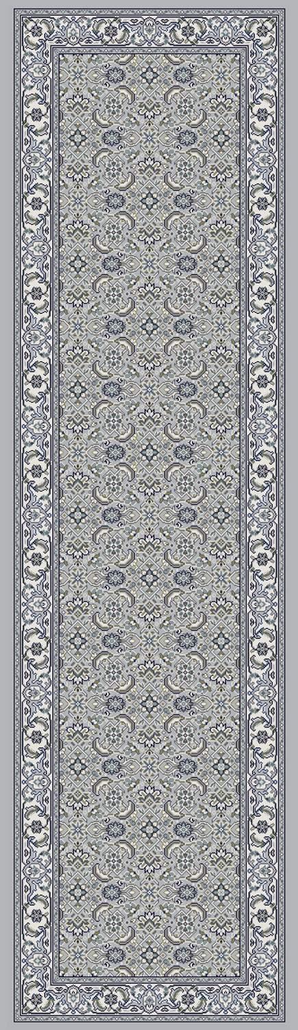 dynamic ancient garden 57011 9666 soft grey rug