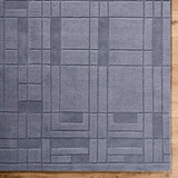 surya luxuries flw 2302 slate gray rug