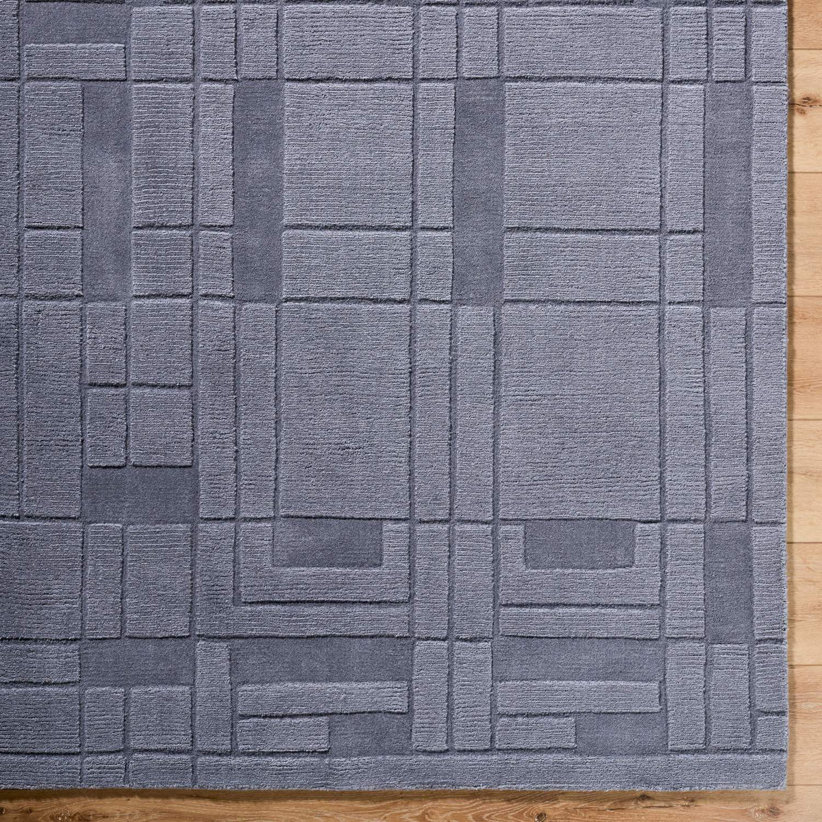 surya luxuries flw 2302 slate gray rug
