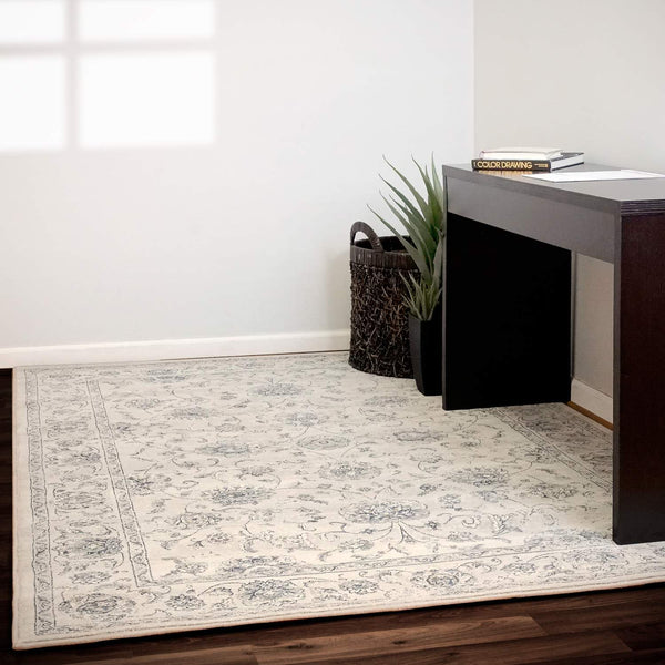 dynamic rugs ancient garden 57126 6666 cream rug