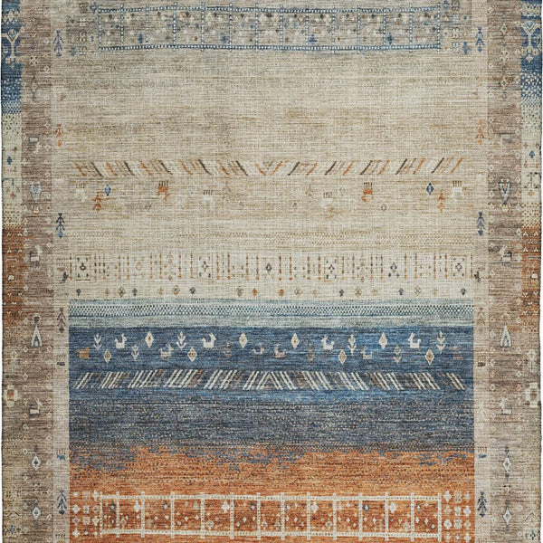 dalyn karaj kj7 brown rug