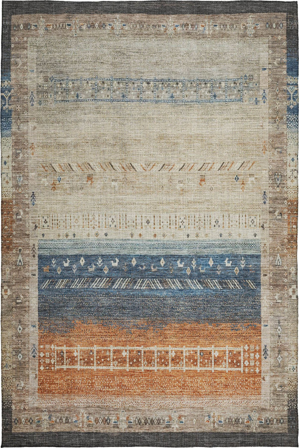 dalyn karaj kj7 brown rug