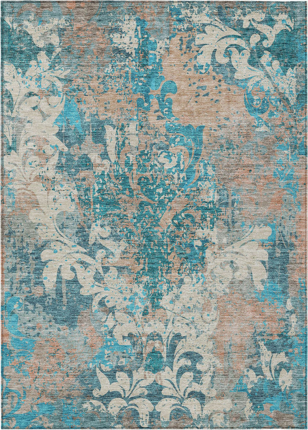addison chantille acn936 teal rug