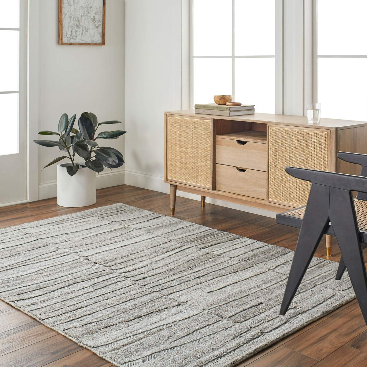surya calgary cgr 2307 medium gray rug