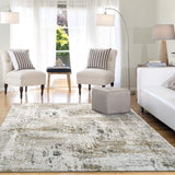 dynamic quartz 27050 190 ivory rug
