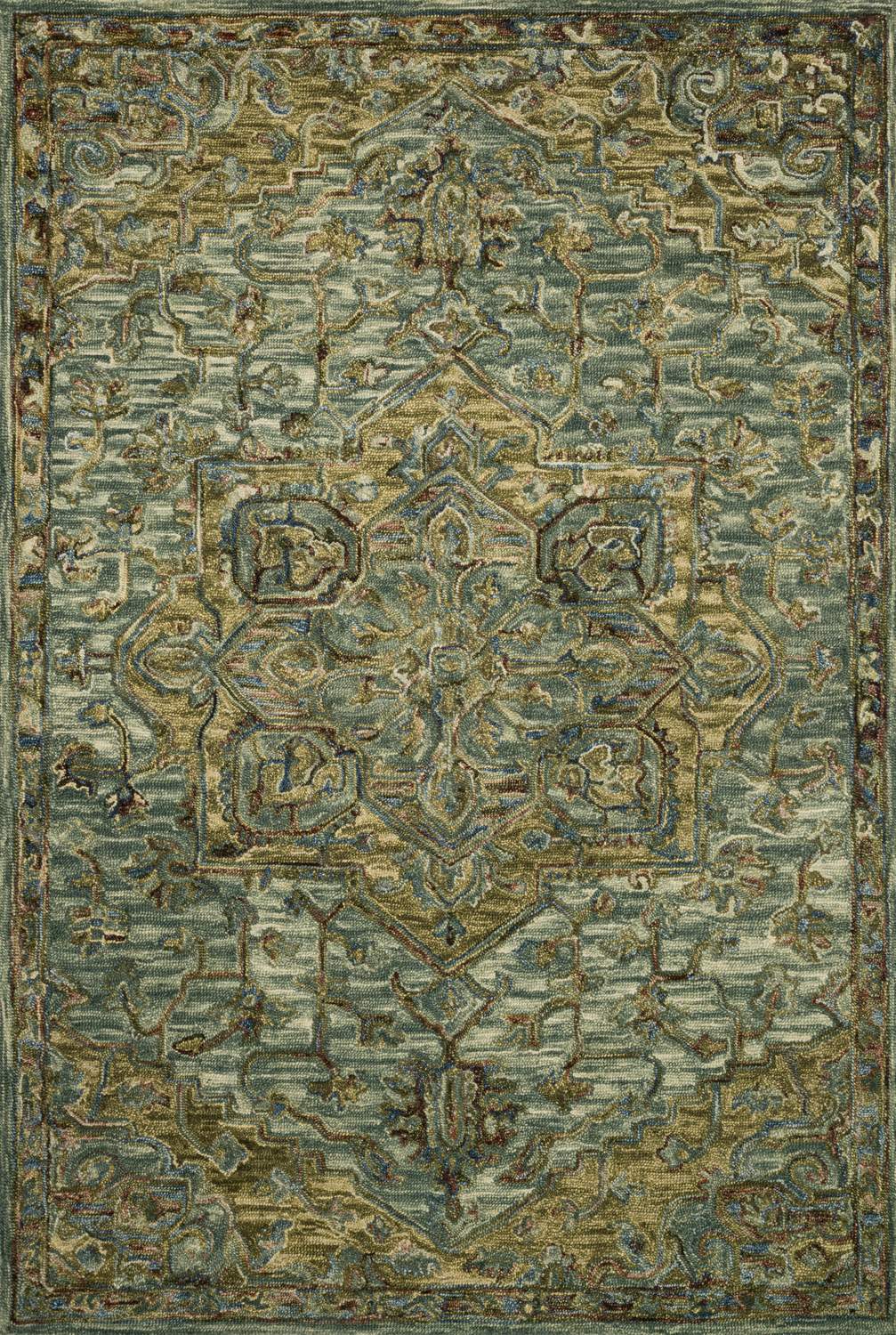 loloi rugs victoria vk 20 dark green tobacco rug