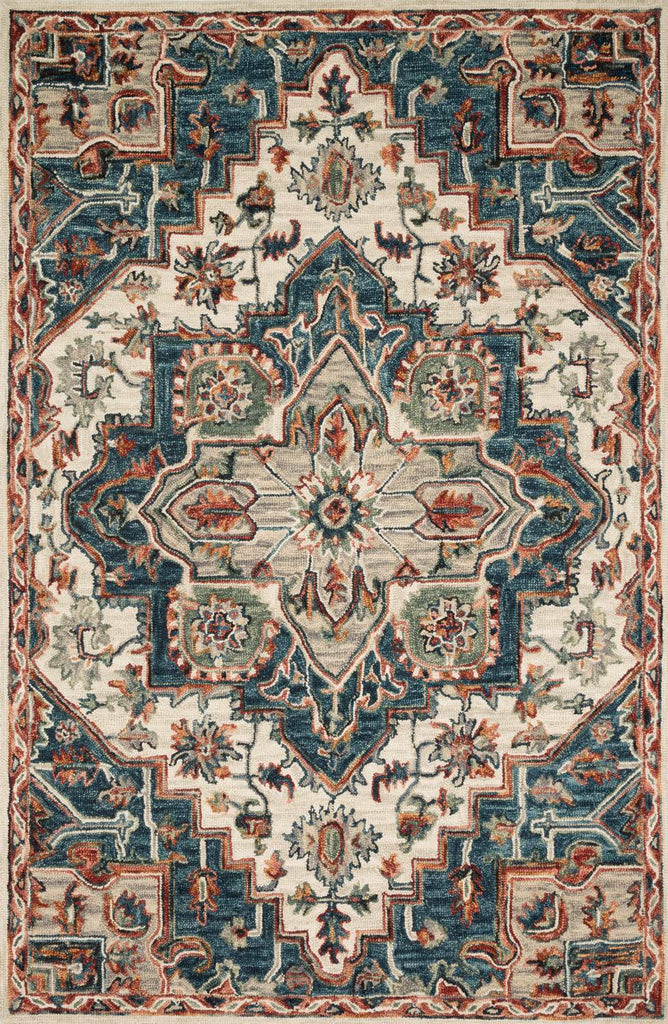 loloi rugs victoria vk 16 blue red rug