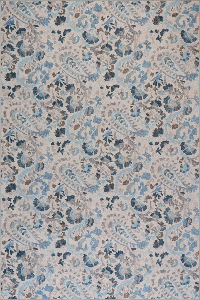 dash albert teahouse da2403 blue machine washable polyester rug