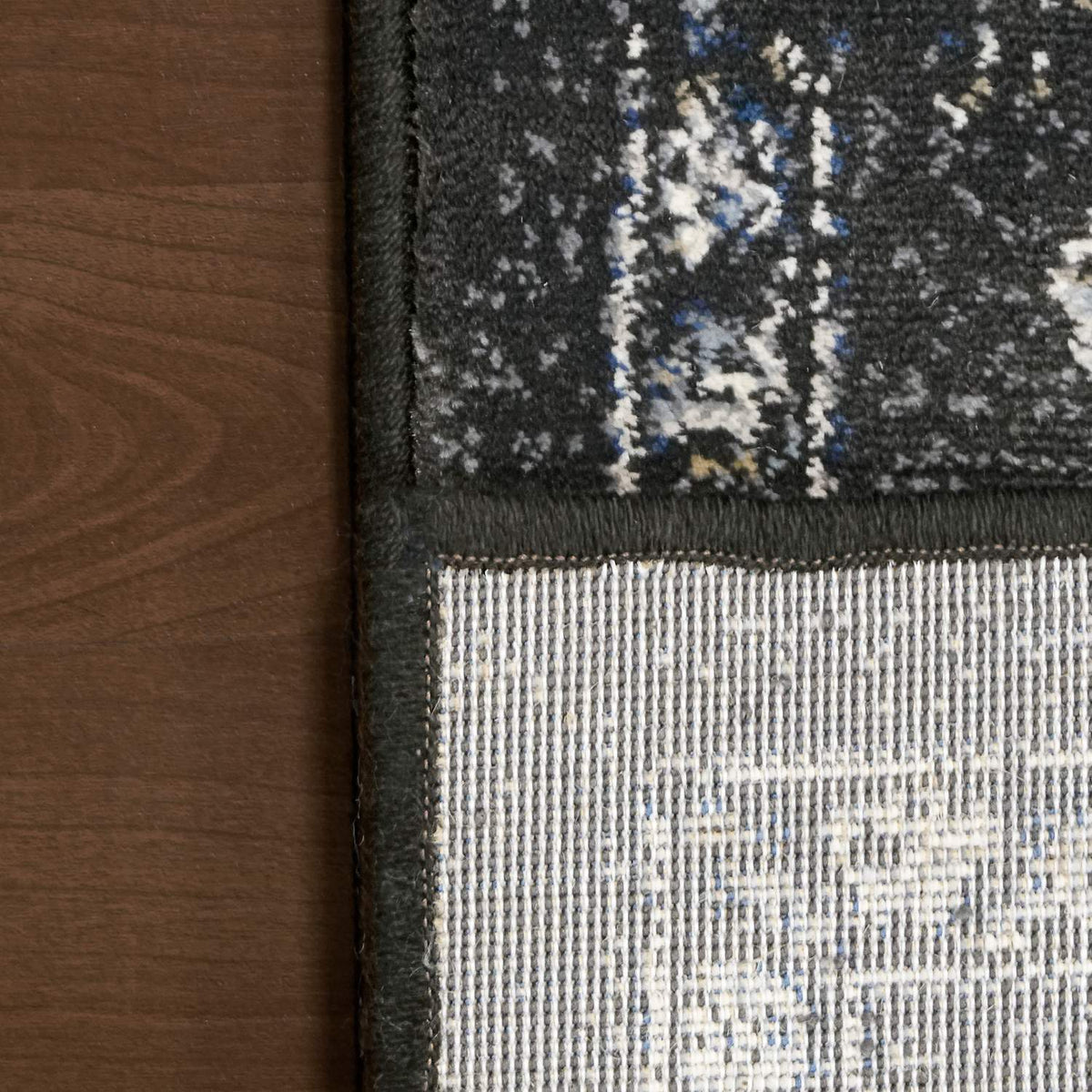 dynamic rugs ancient garden 57126 3636 charcoal rug