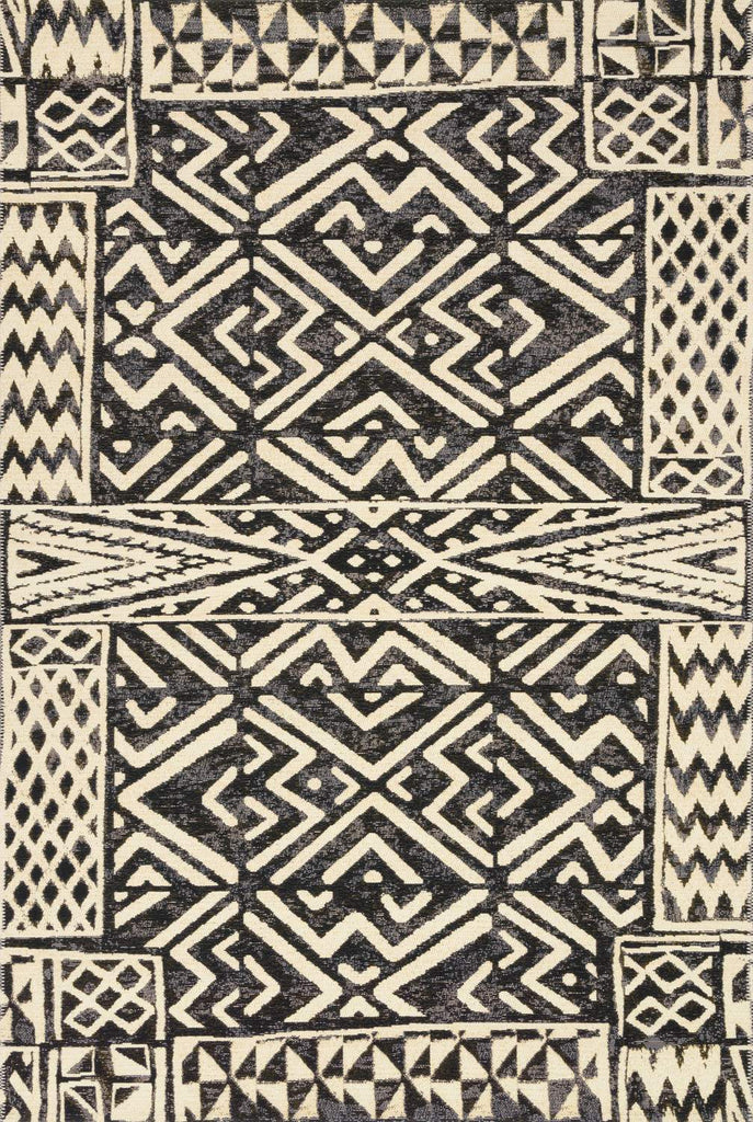 loloi rugs mika mik 13 ivory black rug