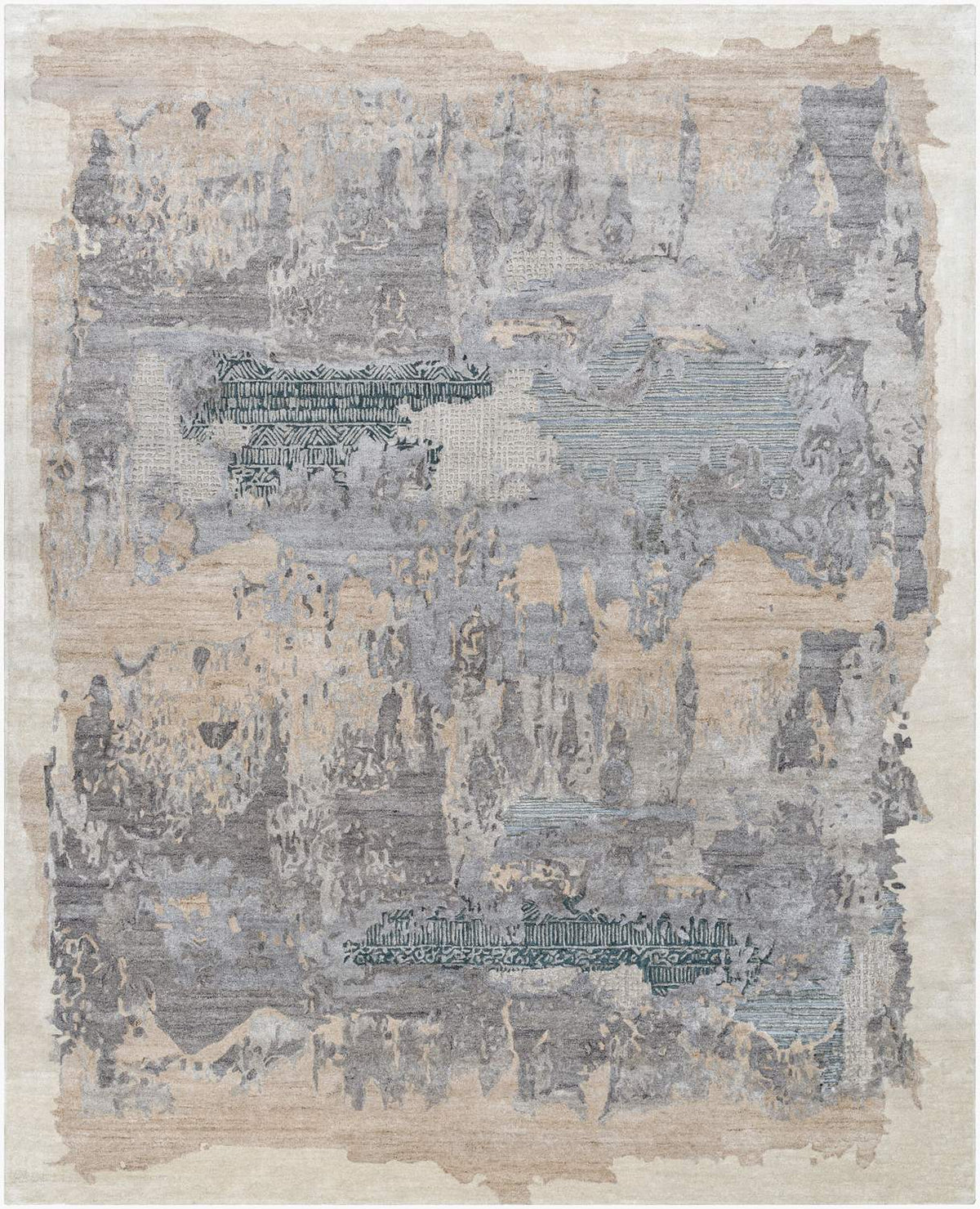 surya opulence opl 2302 pewter rug