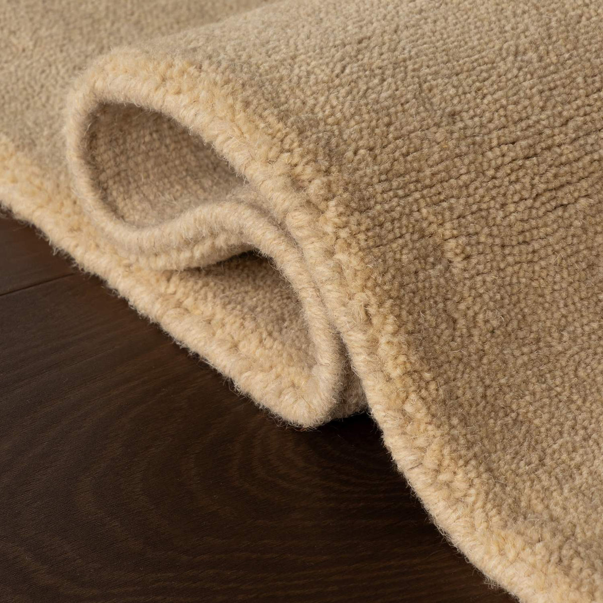 dash albert gania da2536 ivory loom knotted wool rug