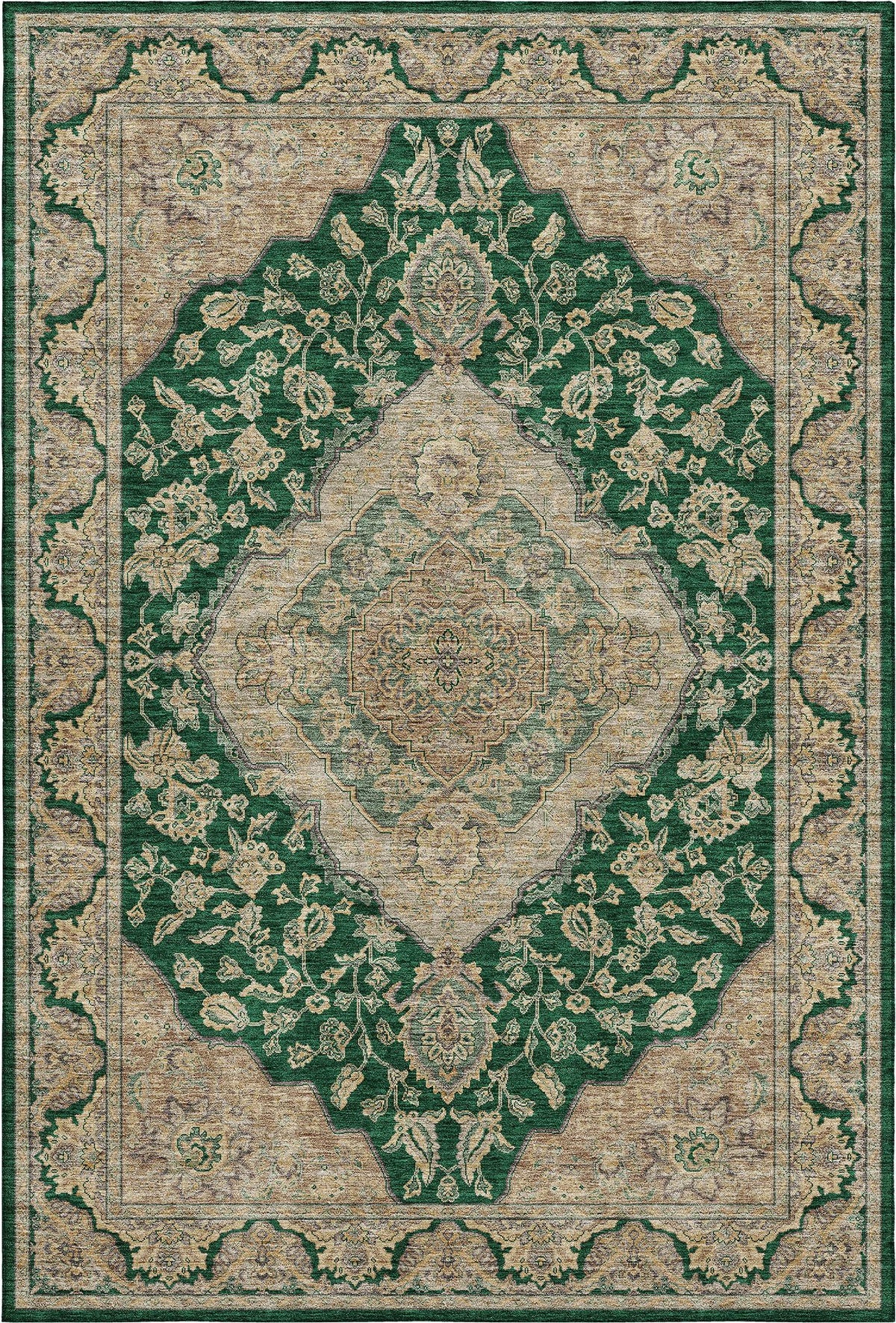dalyn hatay hy3 emerald rug