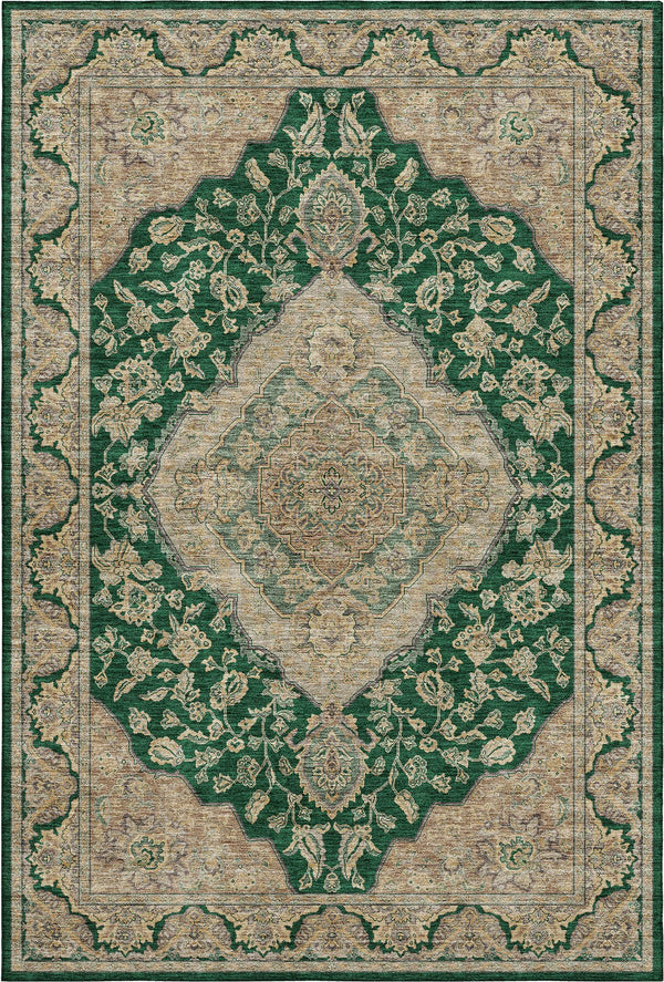 dalyn hatay hy3 emerald rug