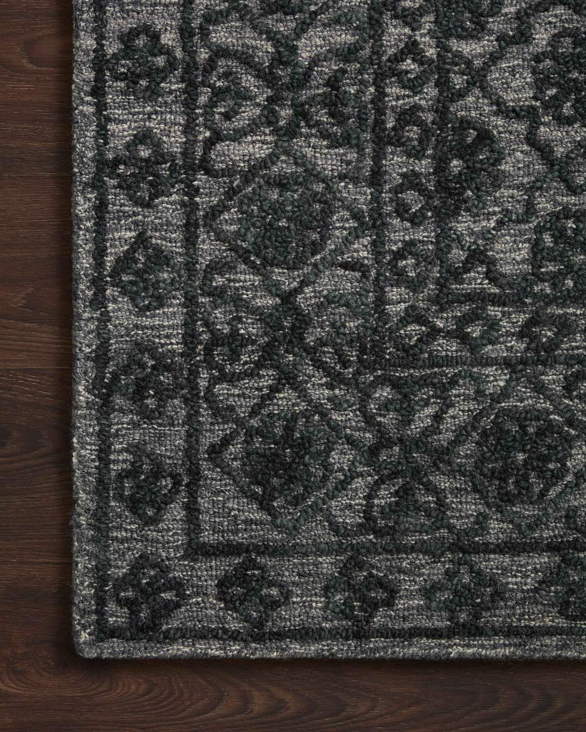loloi rugs cecelia cec 01 smoke dark grey rug