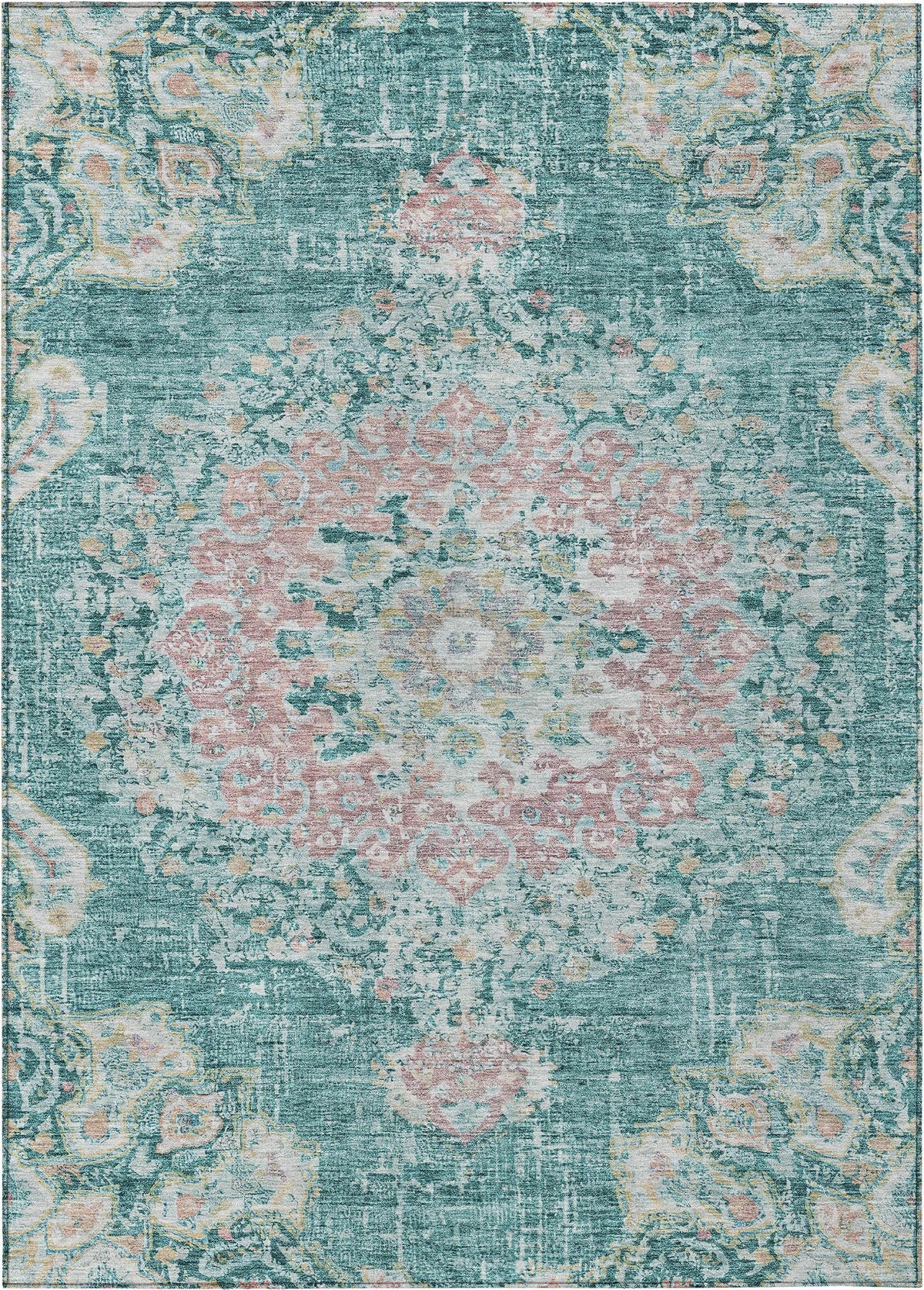 addison chantille acn1236 teal rug