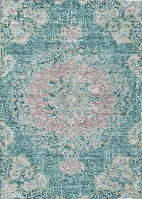 addison chantille acn1236 teal rug