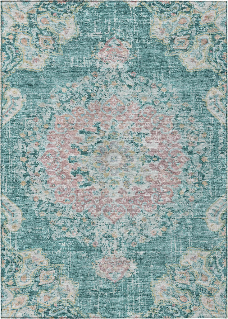 addison chantille acn1236 teal rug