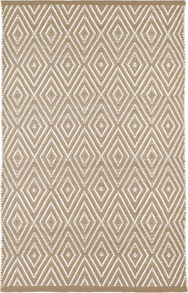 dash albert diamond rdb136 khaki rug