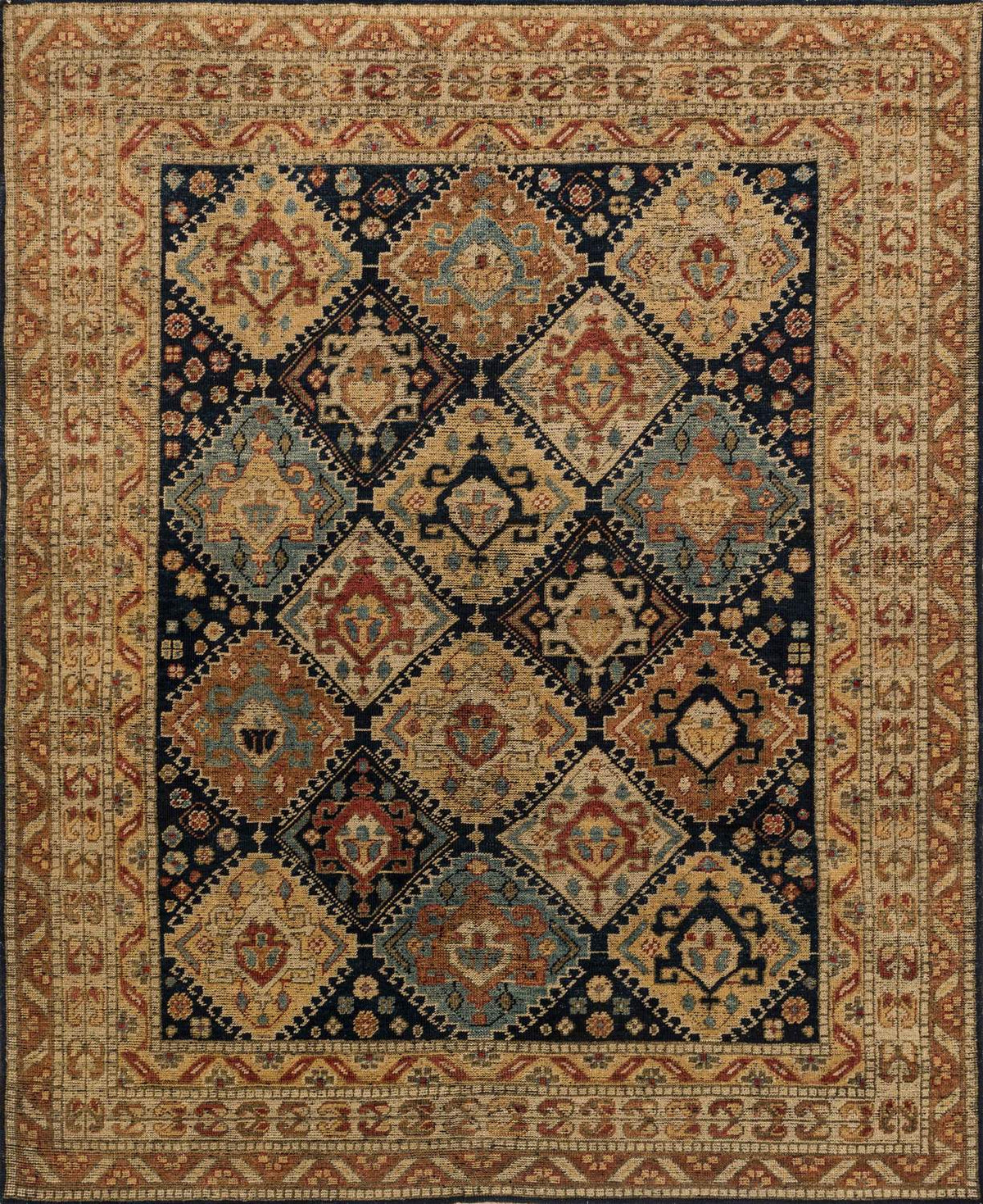 loloi rugs heirloom hq 01 navy multi rug