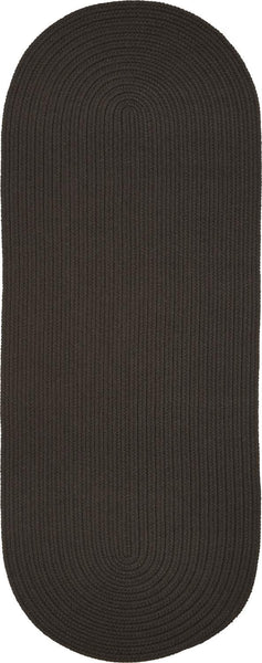 rhody solid poly s027 brown velvet rug