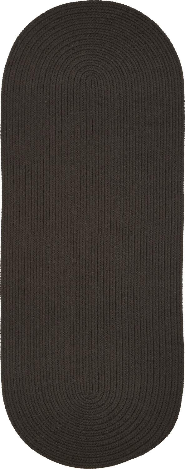 rhody solid poly s027 brown velvet rug