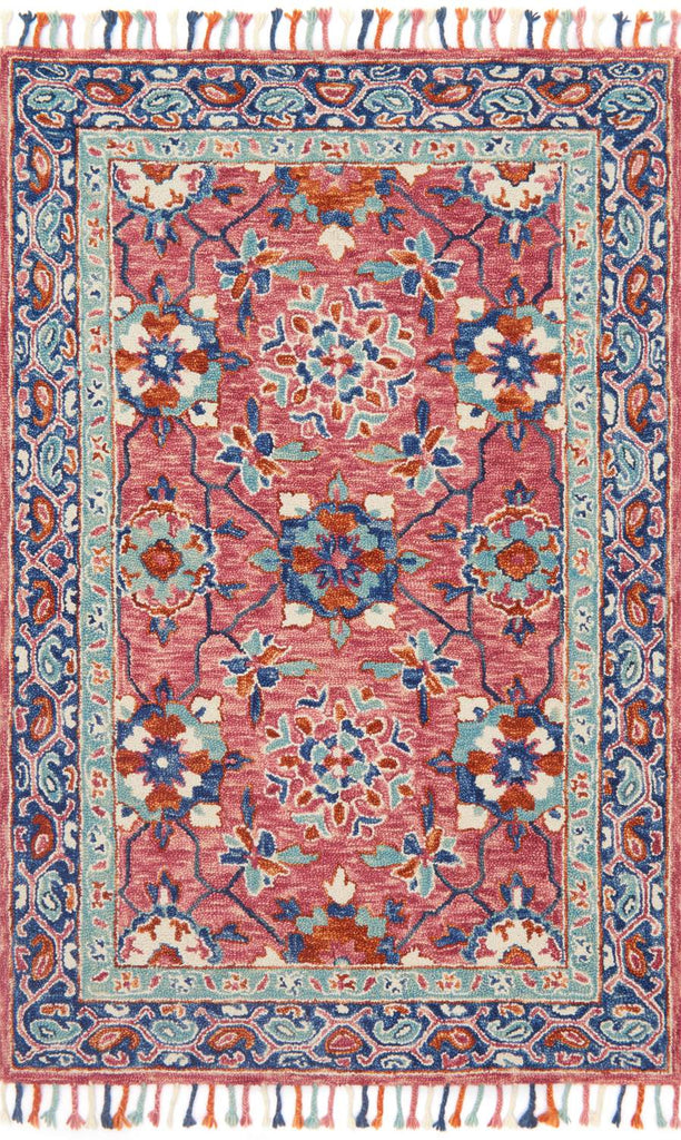 loloi rugs zharah zr 03 rose denim rug