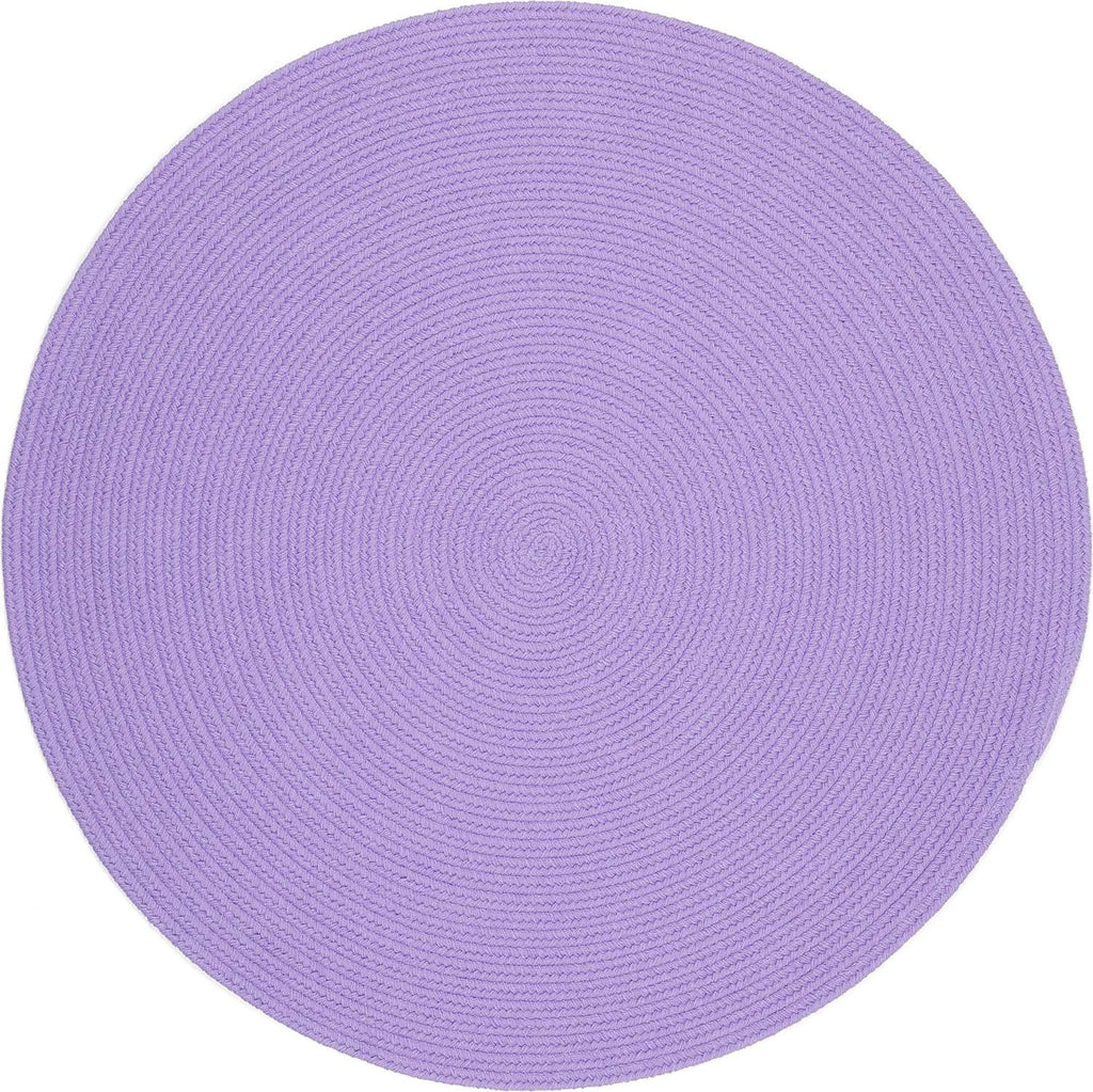 rhody happy braids hb15 solid violet rug