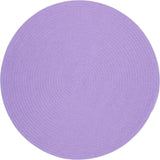 rhody happy braids hb15 solid violet rug