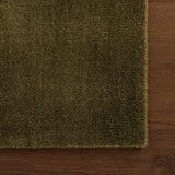 dash albert gania da2533 green loom knotted wool rug