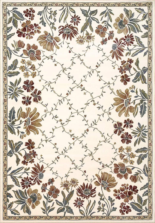 dynamic rugs ancient garden 57084 6464 ivory rug