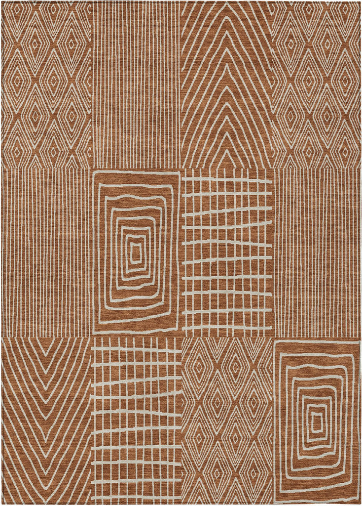 addison chantille acn990 paprika rug