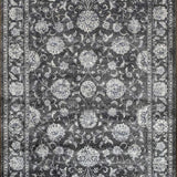 dynamic rugs ancient garden 57126 3636 charcoal rug