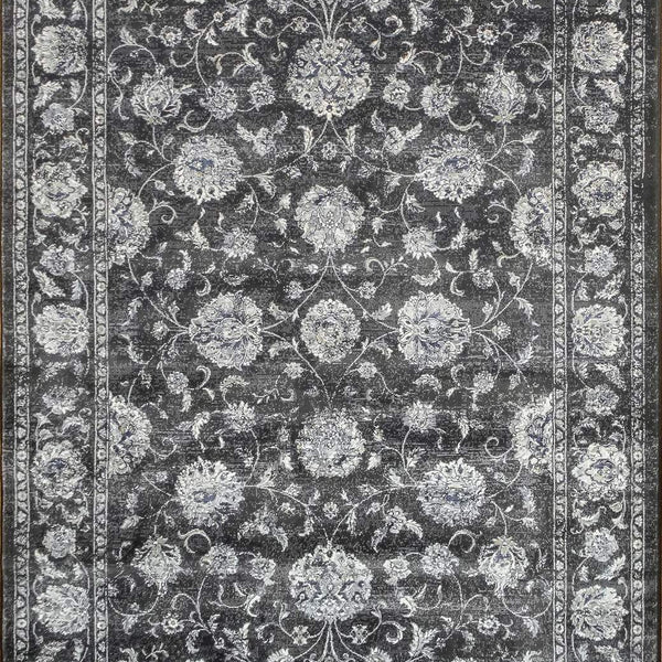dynamic rugs ancient garden 57126 3636 charcoal rug
