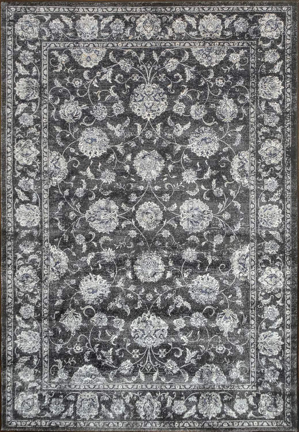 dynamic rugs ancient garden 57126 3636 charcoal rug