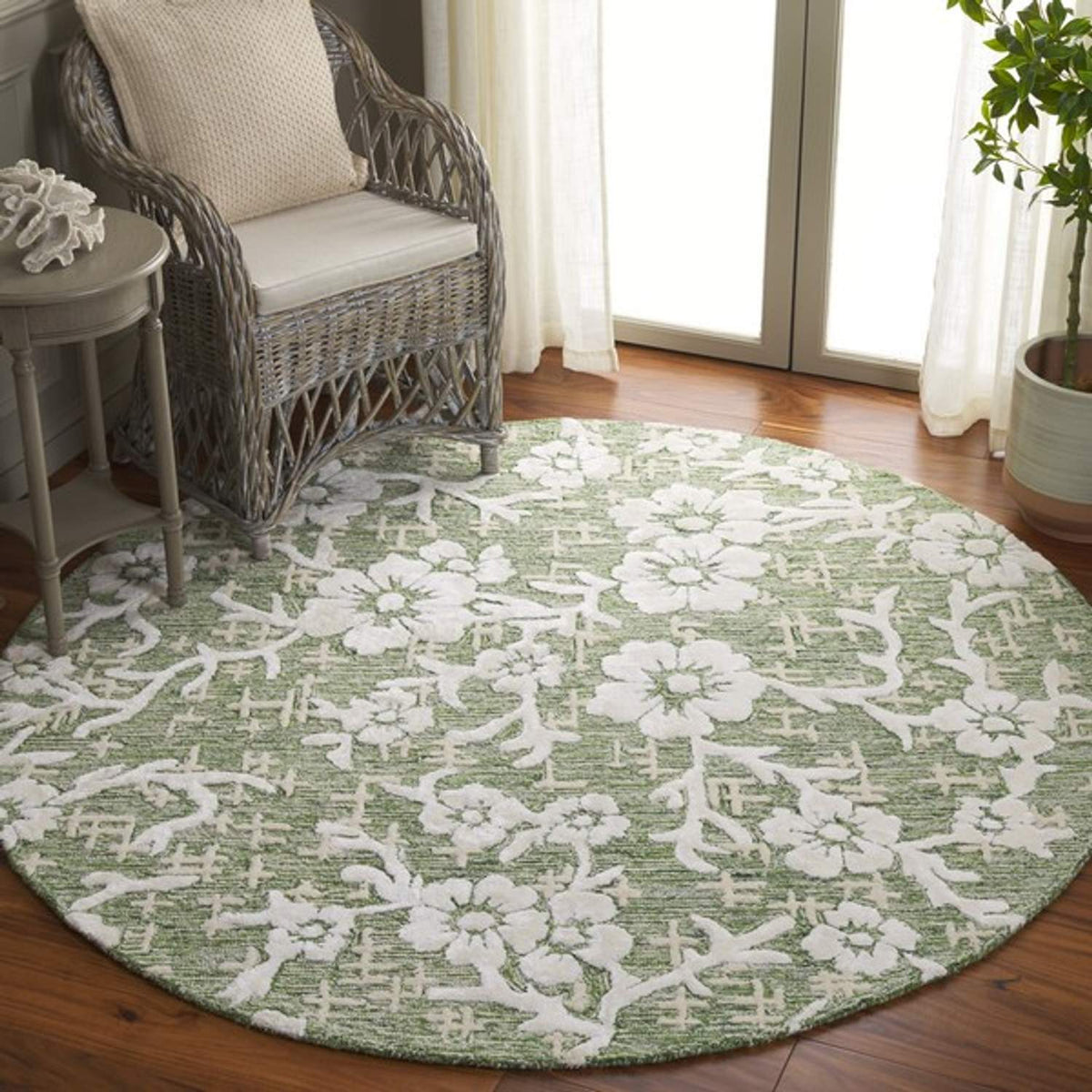 safavieh clearance glamour glm540y green rug