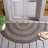 safavieh clearance braided bra265m navy rug
