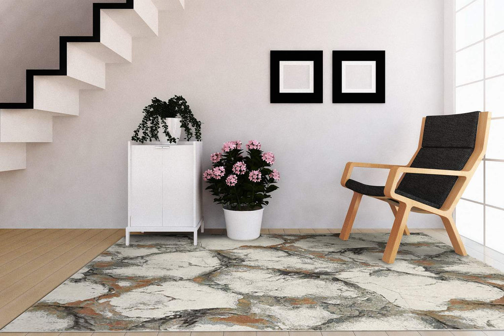 dynamic eclipse 63494 6676 grey rug