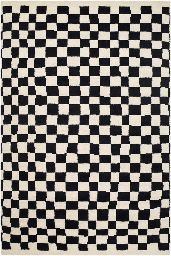 surya damier dmi 2301 ivory rug
