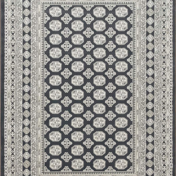 dynamic rugs ancient garden 57102 3636 charcoal rug