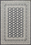 dynamic rugs ancient garden 57102 3636 charcoal rug