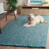 safavieh clearance braided 300 bra301k turquoise rug