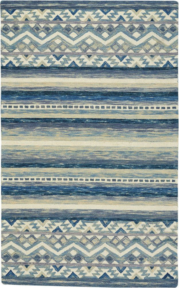 capel shakta kelim 2569 blue rug