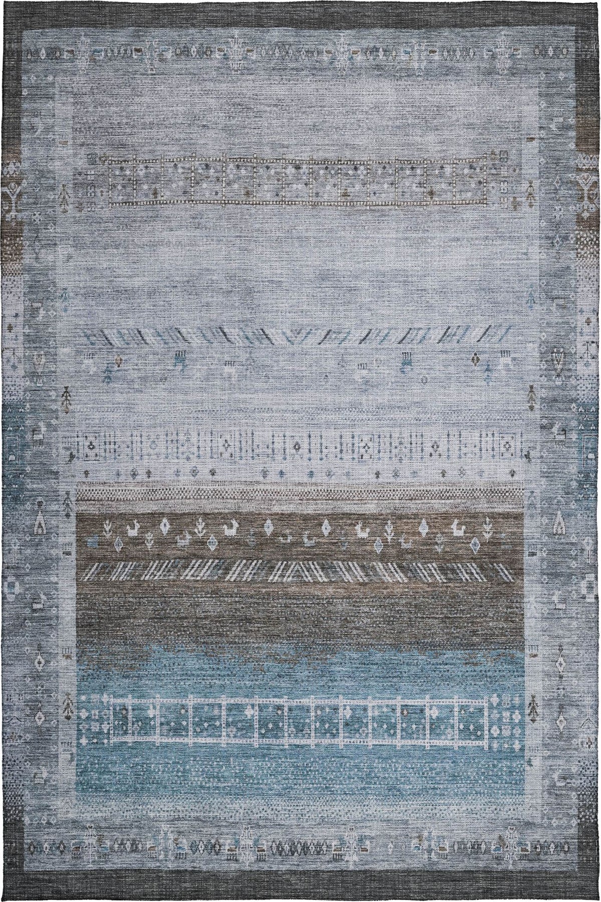 dalyn karaj kj7 blue rug