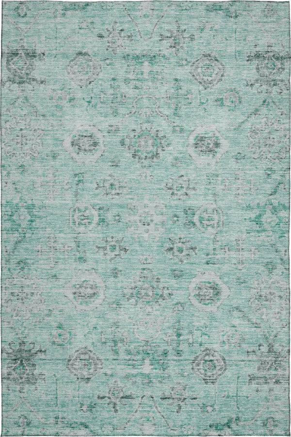 dalyn solace sl10 teal rug